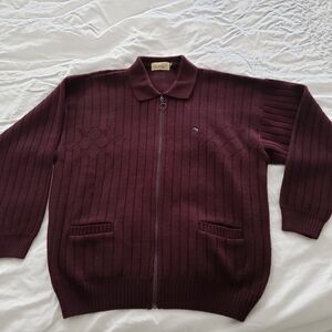 Vintage Arnold palmer zip up sweater cardigan